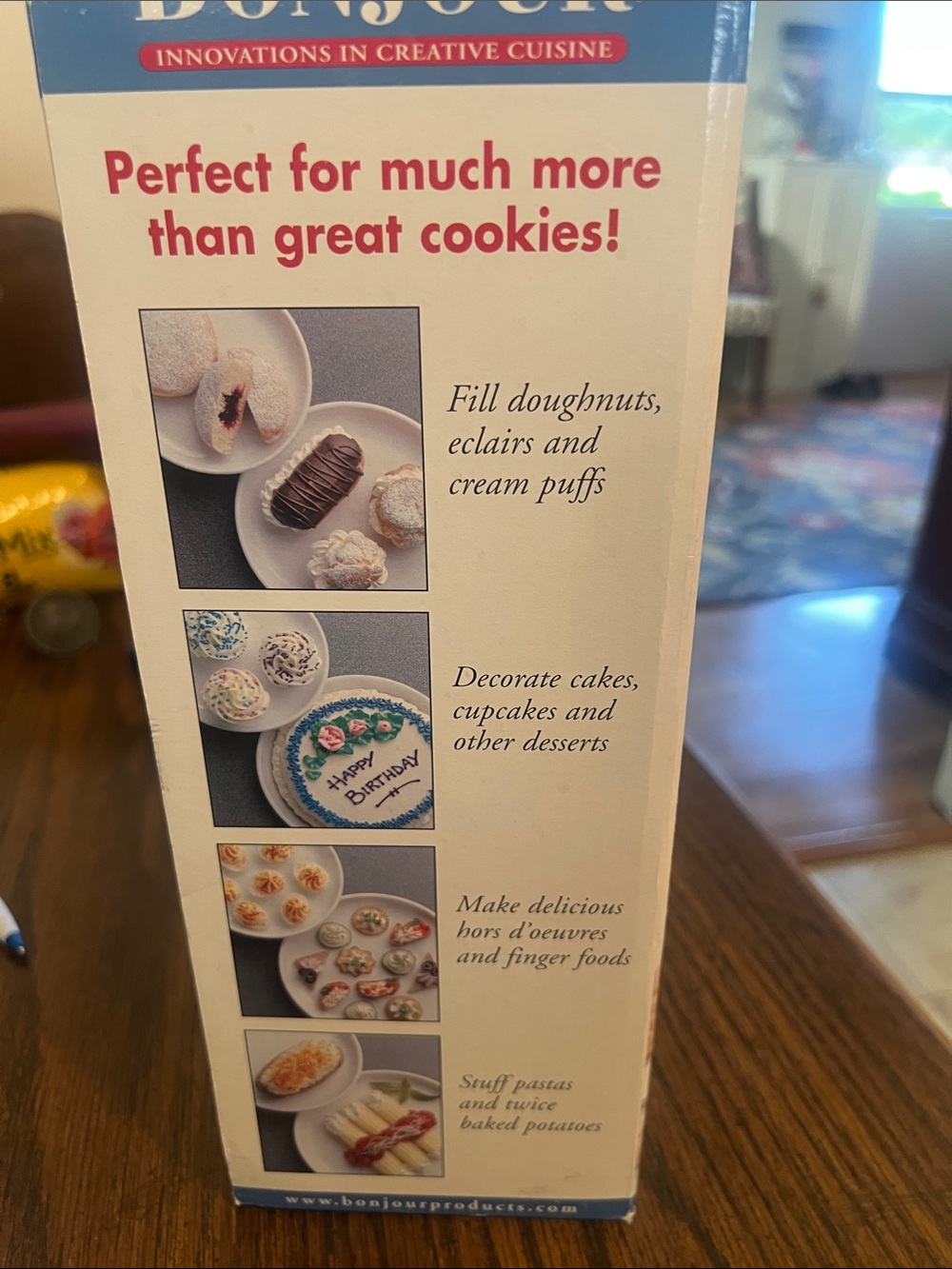 NWT Bonjour Cookie Factory Battery-Powered Cookie Press & Decorating Kit. Fun!! - Picture 9 of 10